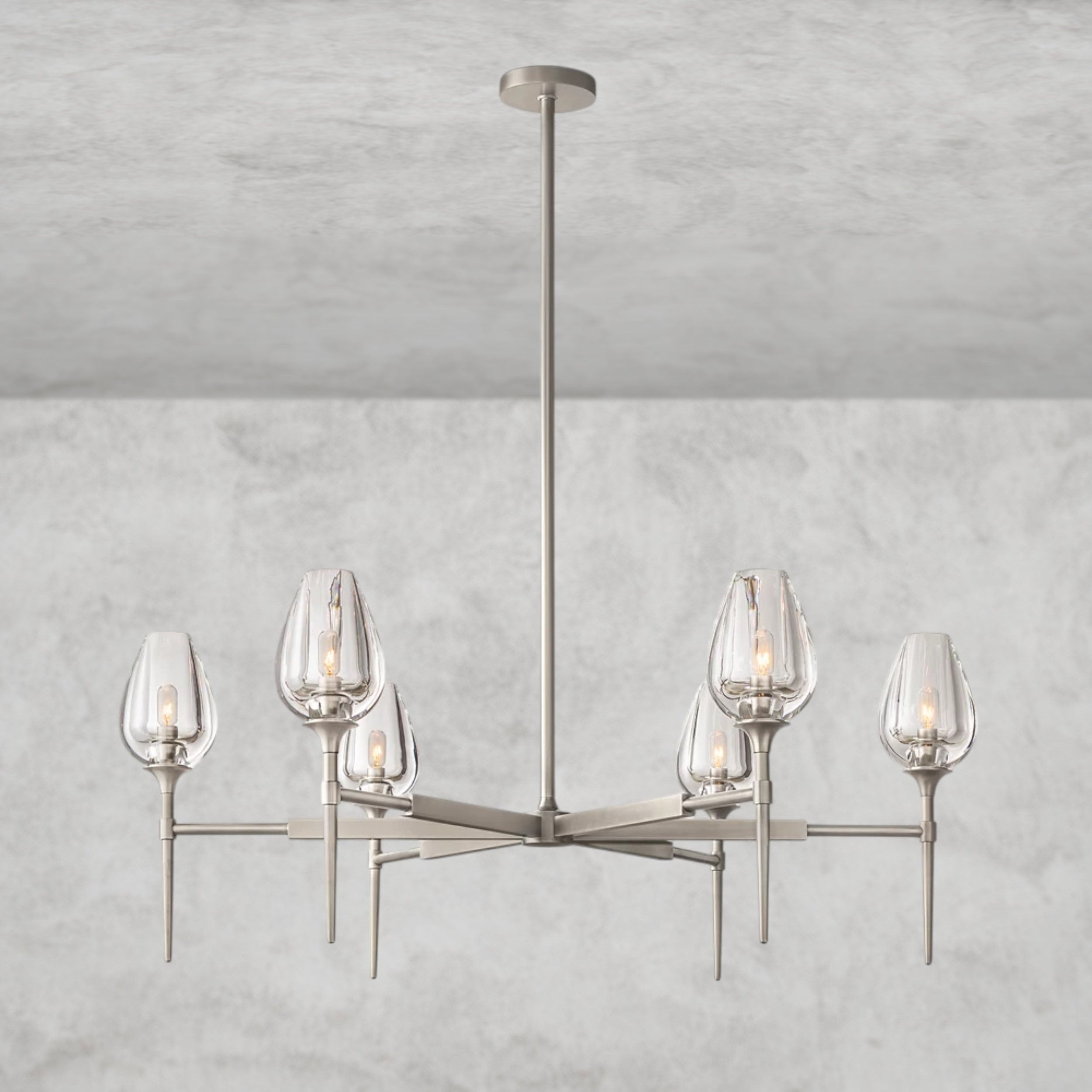 TULIP ROUND CHANDELIER 27", 42", 54"